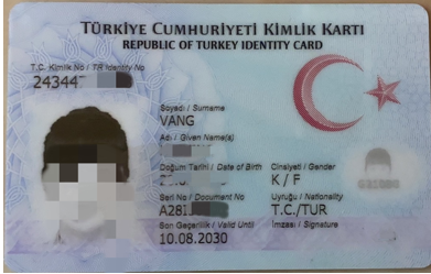 喜訊！拓視海外客戶W女士土耳其護照獲批